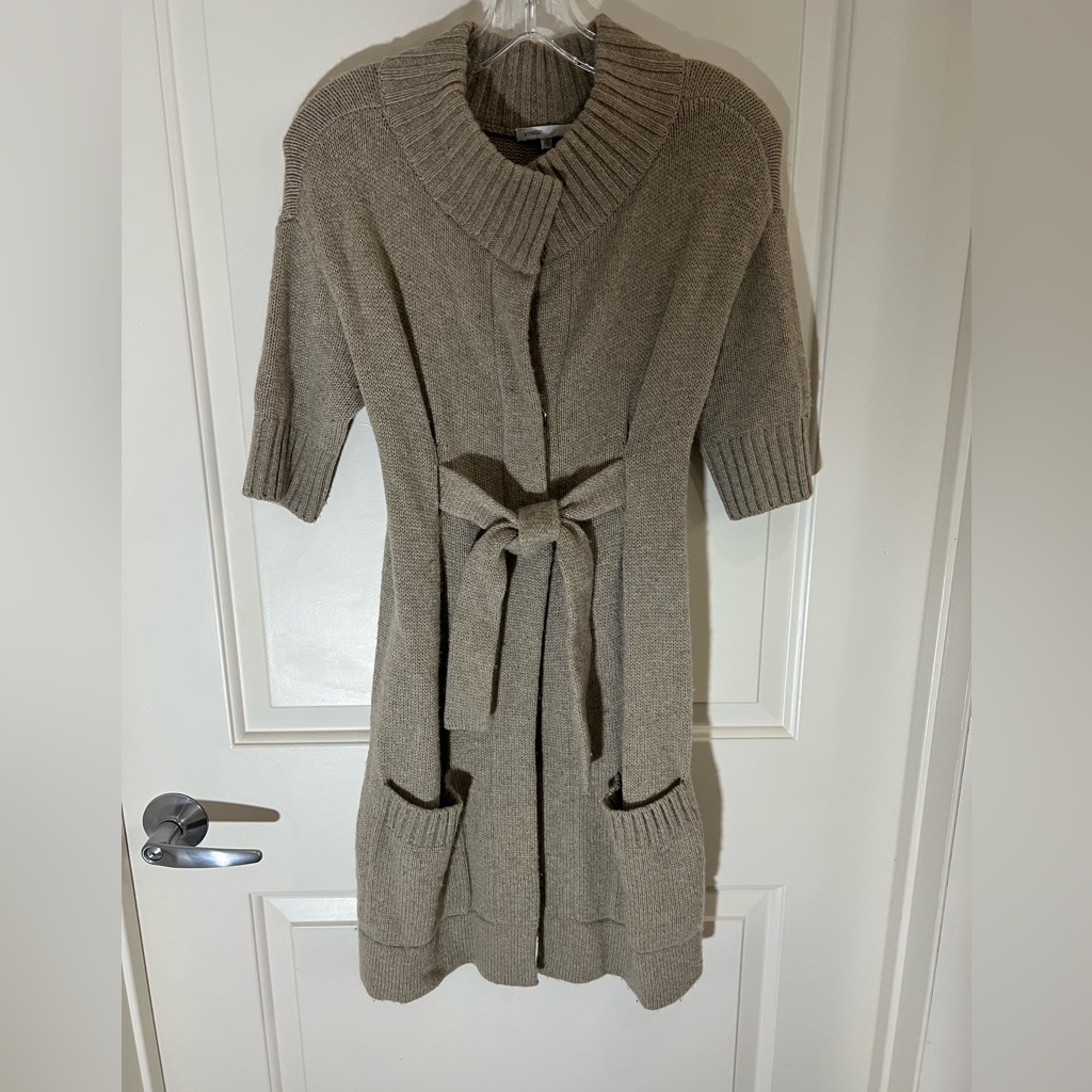 Vince Short Sleeve Sweater Cardigan